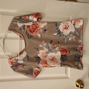 Avery Apparel Cross Back Top